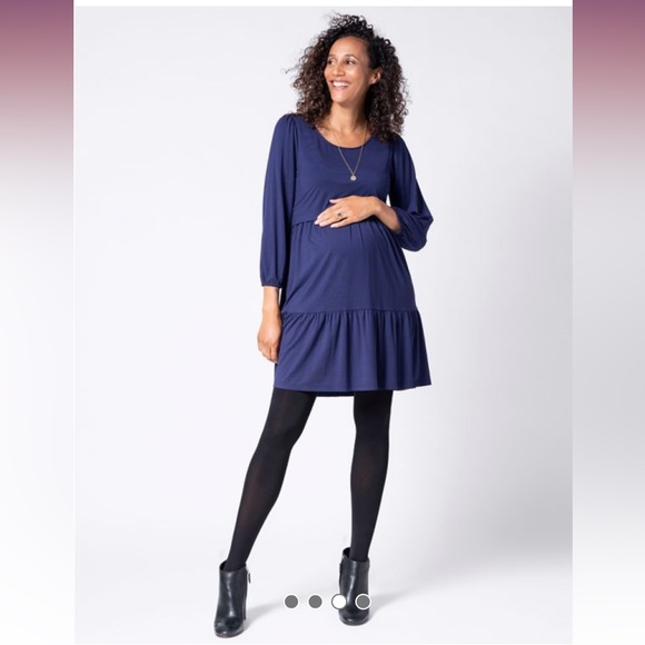 Seraphine NWT Tiered Maternity and Nursing Dress - Picture 3 of 13
